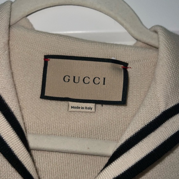 Worn once Gucci Wool Polo Shirt with Horsebit - Picture 2 of 6
